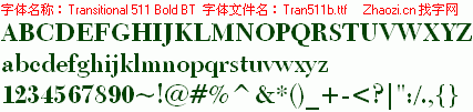 查看字体及作者详细介绍