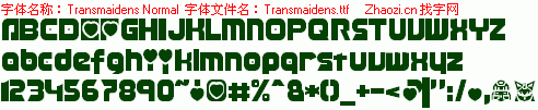查看字体及作者详细介绍