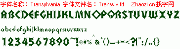 查看字体及作者详细介绍