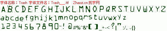 查看字体及作者详细介绍