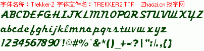 查看字体及作者详细介绍