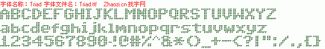 查看字体及作者详细介绍