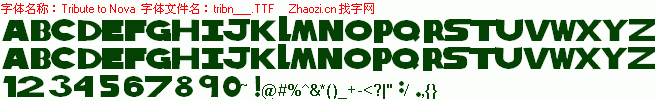 查看字体及作者详细介绍