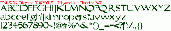查看字体及作者详细介绍