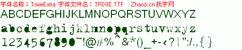 查看字体及作者详细介绍