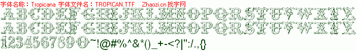 查看字体及作者详细介绍