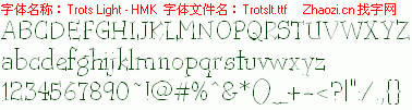 查看字体及作者详细介绍