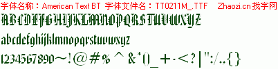 查看字体及作者详细介绍