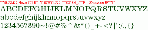 查看字体及作者详细介绍