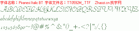 查看字体及作者详细介绍