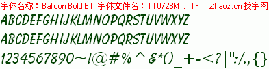 查看字体及作者详细介绍
