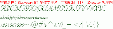 查看字体及作者详细介绍
