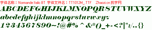 查看字体及作者详细介绍