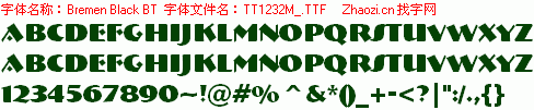 查看字体及作者详细介绍