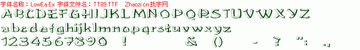 查看字体及作者详细介绍