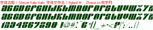 查看字体及作者详细介绍