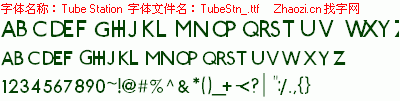 查看字体及作者详细介绍