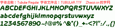 查看字体及作者详细介绍