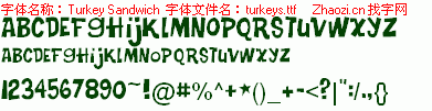 查看字体及作者详细介绍