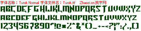 查看字体及作者详细介绍