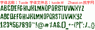 查看字体及作者详细介绍