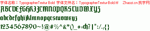 查看字体及作者详细介绍