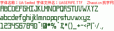 查看字体及作者详细介绍