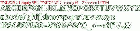 查看字体及作者详细介绍