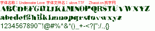 查看字体及作者详细介绍