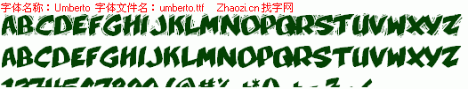 查看字体及作者详细介绍