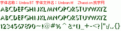 查看字体及作者详细介绍