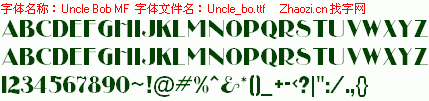 查看字体及作者详细介绍