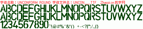 查看字体及作者详细介绍