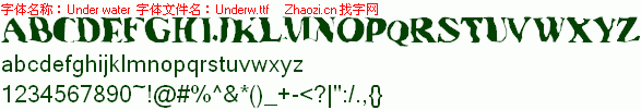 查看字体及作者详细介绍