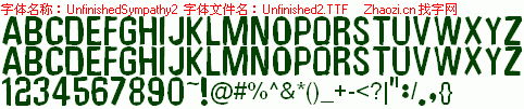 查看字体及作者详细介绍
