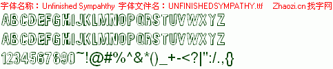 查看字体及作者详细介绍