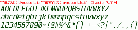 查看字体及作者详细介绍