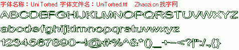 查看字体及作者详细介绍