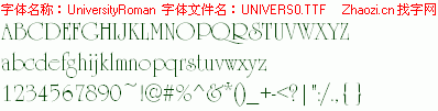 查看字体及作者详细介绍