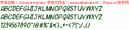 查看字体及作者详细介绍