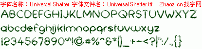 查看字体及作者详细介绍