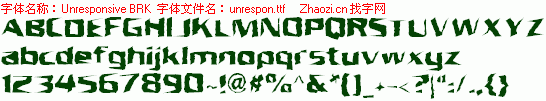 查看字体及作者详细介绍