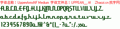 查看字体及作者详细介绍