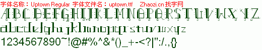查看字体及作者详细介绍