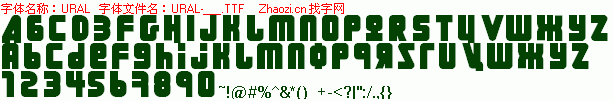 查看字体及作者详细介绍