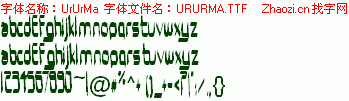 查看字体及作者详细介绍