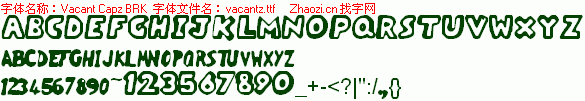 查看字体及作者详细介绍