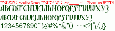 查看字体及作者详细介绍