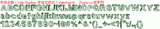 查看字体及作者详细介绍