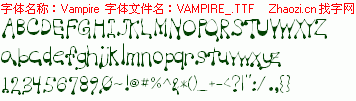 查看字体及作者详细介绍